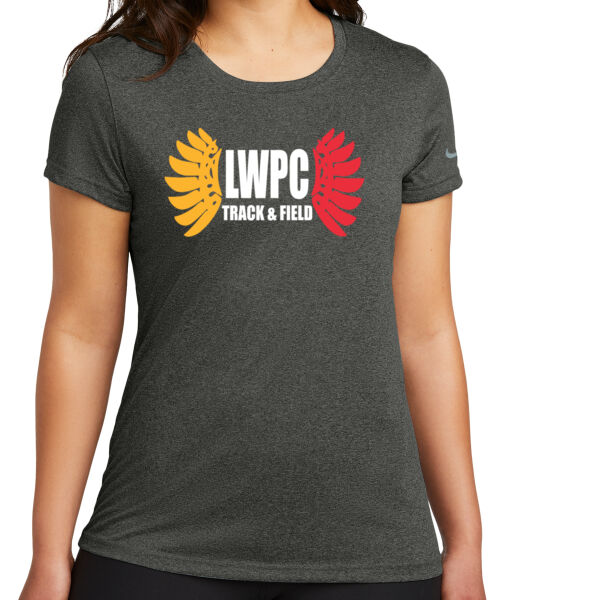 LWPC Girls Track 2026 Logo 1 - Women's Swoosh Sleeve rLegend Tee Thumbnail