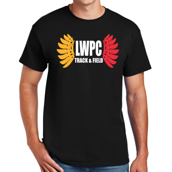 LWPC Girls Track 2026 Logo 1 - DryBlend ® 50 Cotton/50 Poly T Shirt Thumbnail