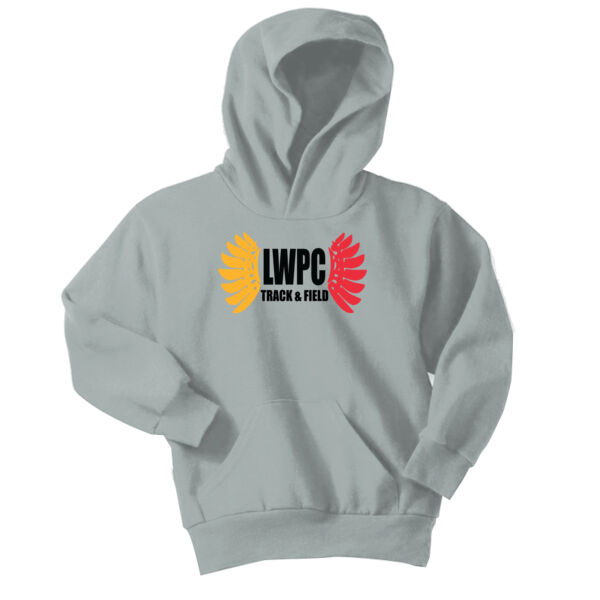 LWPC Girls Track 2026 Logo 1 - Youth Core Fleece Pullover Hooded Sweatshirt Thumbnail