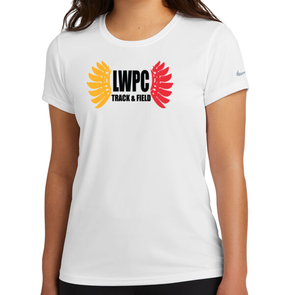 LWPC Girls Track 2026 Logo 1 - Women's Swoosh Sleeve rLegend Tee Thumbnail