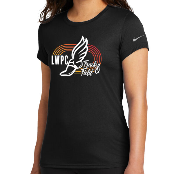 LWPC Girls Track 2026 Logo 2 - Women's Swoosh Sleeve rLegend Tee Thumbnail