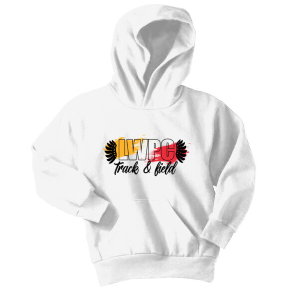 LWPC Girls Track 2026 Logo 3 - Youth Core Fleece Pullover Hooded Sweatshirt Thumbnail