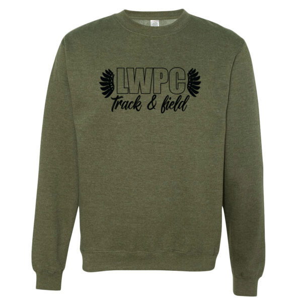 LWPC Girls Track 2026 Logo 3 - Midweight Crewneck Sweatshirt Thumbnail