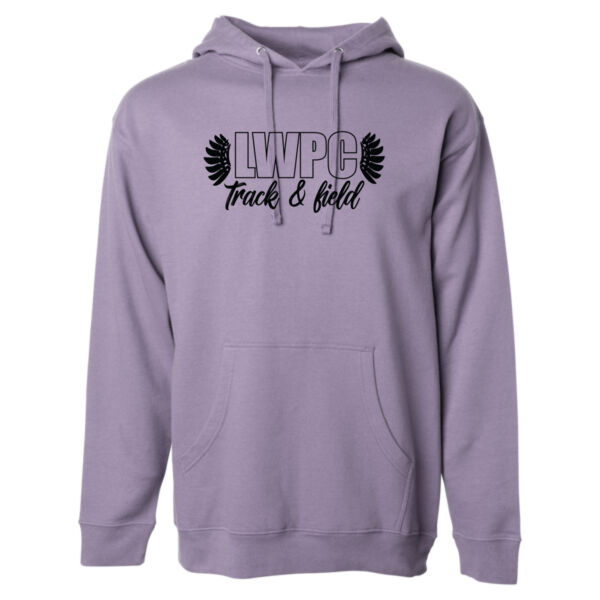 LWPC Girls Track 2026 Logo 3 - Unisex Midweight Hooded Sweatshirt Thumbnail